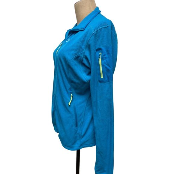 "ARCTERYX" Womens Full Zip Fleece Polartec SZ L Jogger  Gym Yoga Jacket Running - Picture 3 of 11